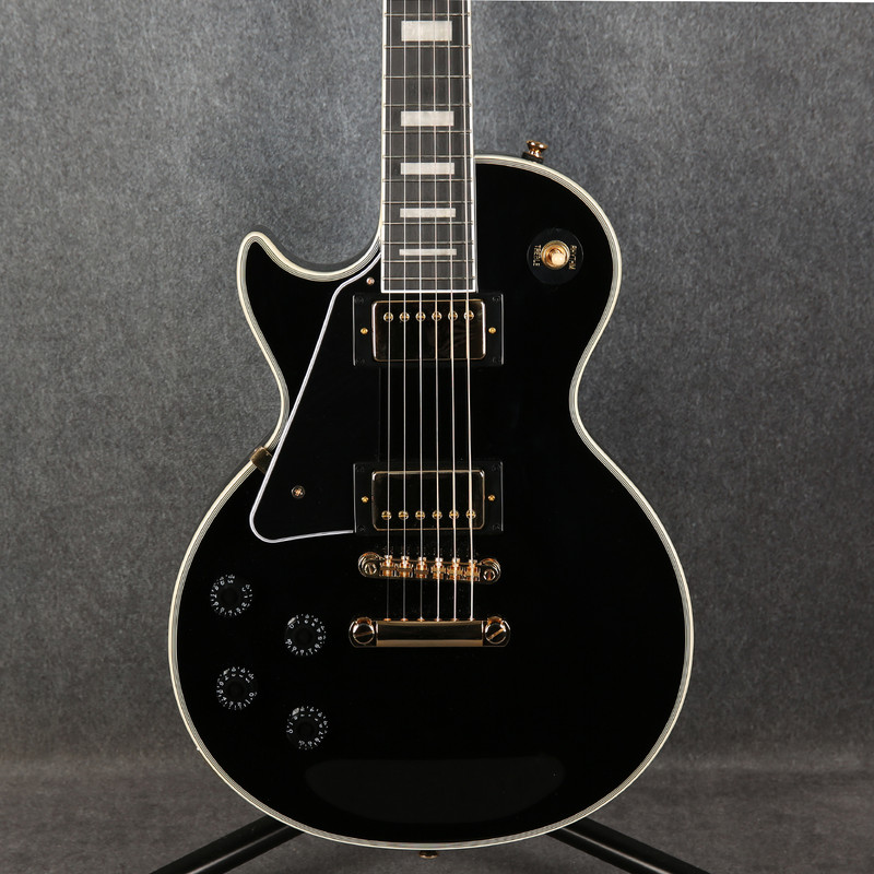 Epiphone Les Paul Custom - Left Handed - Ebony - 2nd Hand (158687)