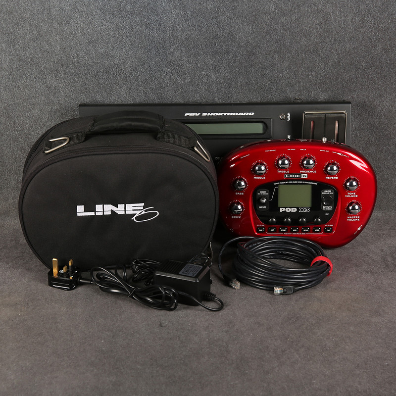 Line 6 Pod X3 Amp Modeller & Multi Effects Processor - FVB Shortboard - 2nd Hand