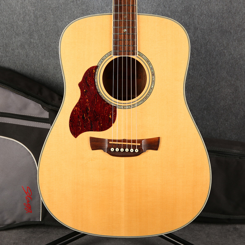 Crafter DBL/N Dreanought Acoustic - Left Handed - Natural - 2nd Hand