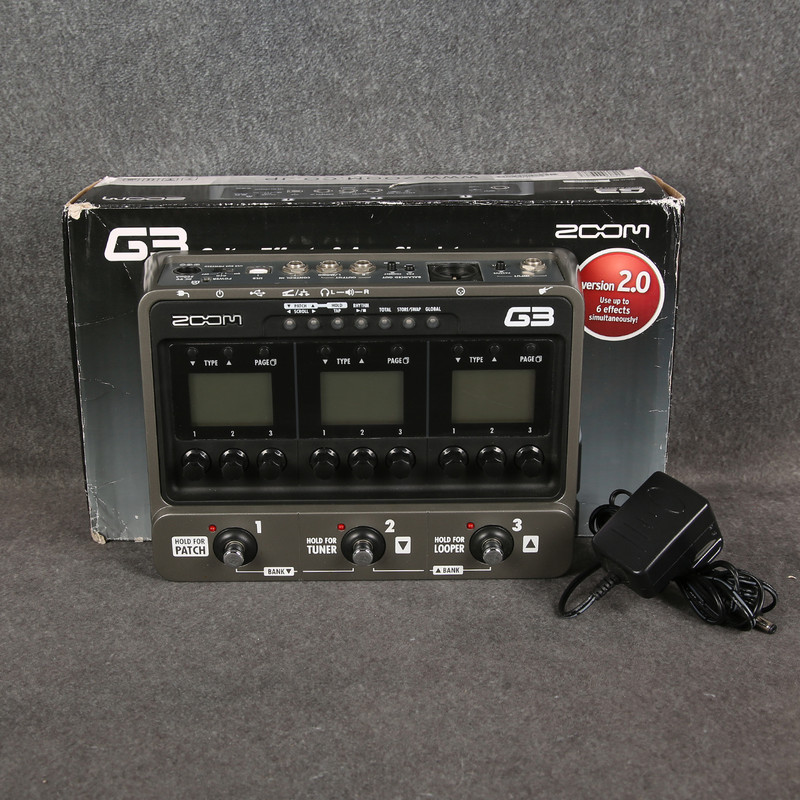 Zoom G3 Multi-Effects Processors - 2nd Hand