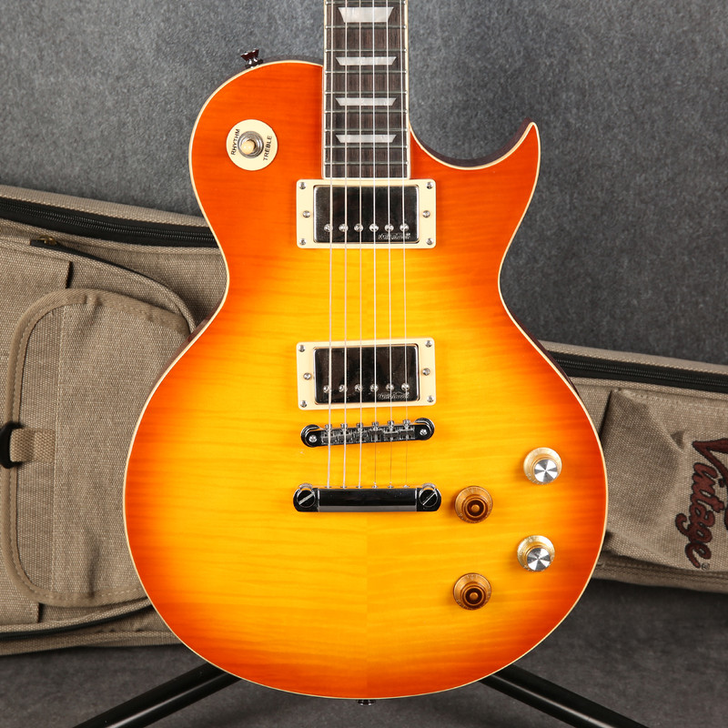 Vintage V100 ReIssued Electric Guitar - Lemon Drop - 2nd Hand (160762)