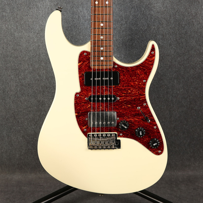 Fret King Corona Custom FKV6CVW - Vintage White - 2nd Hand
