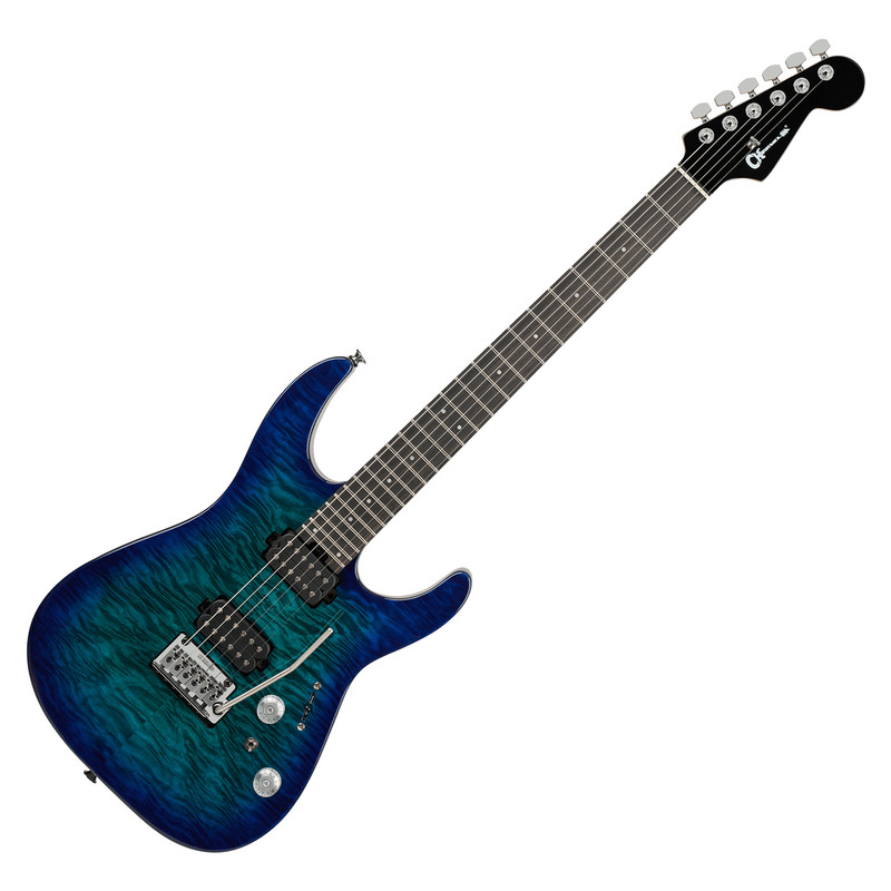 Charvel Pro-Mod Plus DK24 HH 2PT EB QM - Chlorine Burst