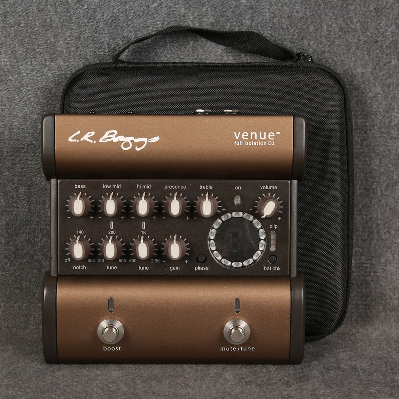 L.R. Baggs Venue Isolation DI Floor Box And Tuner - 2nd Hand