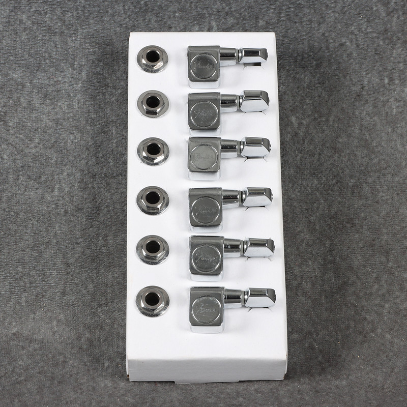 Fender Standard Machine Heads - Set of 6 - Chrome - 2nd Hand