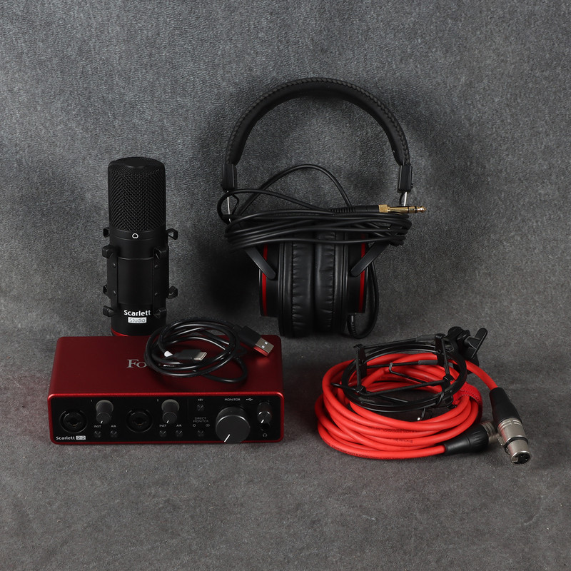Focusrite Scarlett 2i2 Gen 3 Studio Kit - 2nd Hand