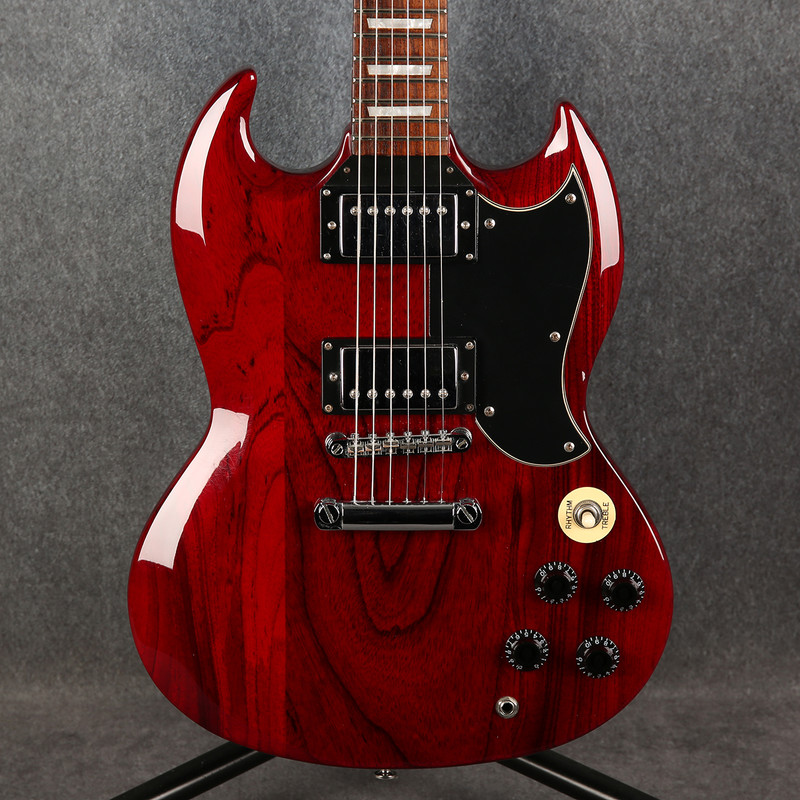 Vintage VS6 ReIssued Guitar - Cherry Red - 2nd Hand