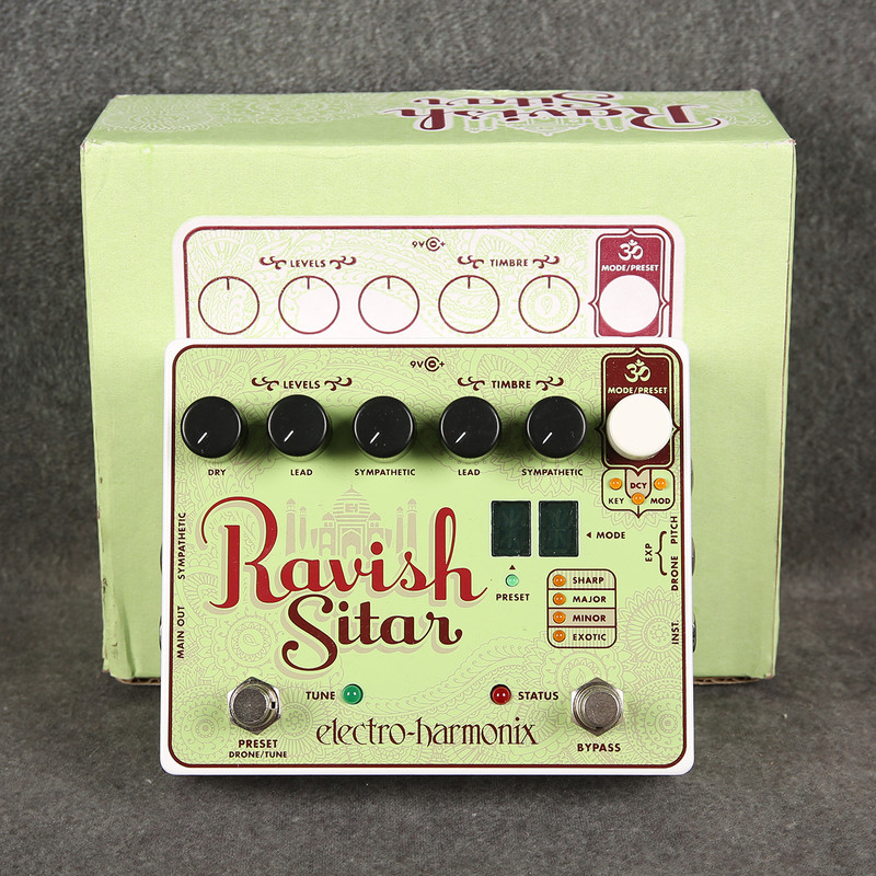 Electro Harmonix Ravish Sitar Pedal - 2nd Hand