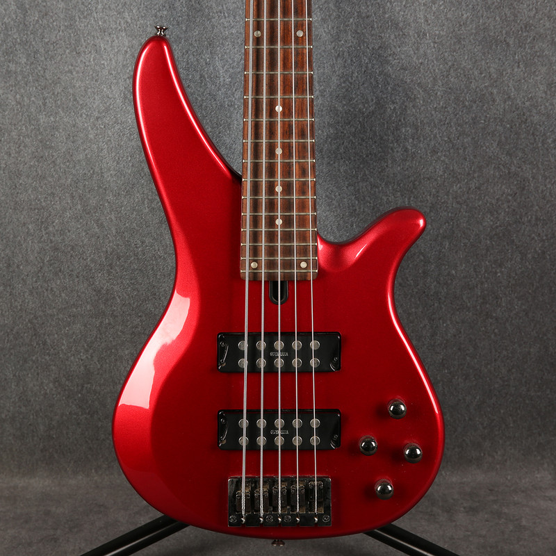 Yamaha RBX-375 5 String Bass - Red Metallic - 2nd Hand