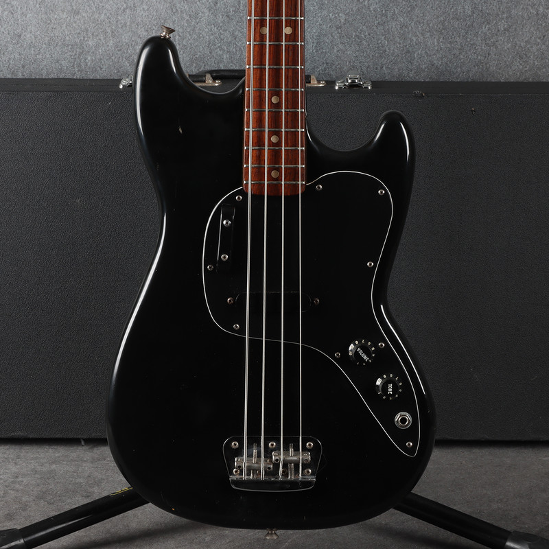 Fender 1978 Musicmaster Bass - Black - 2nd Hand