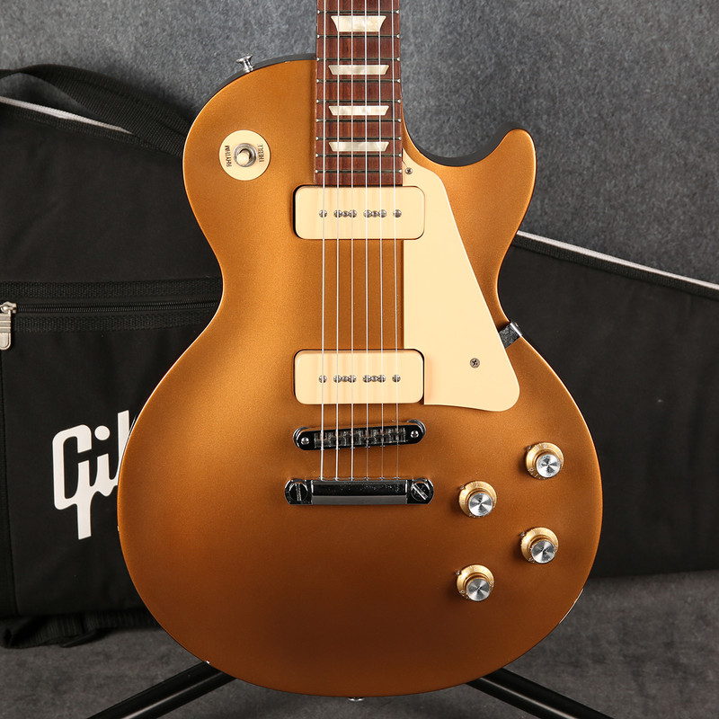 Gibson Les Paul Studio 60s Tribute with P90s - Worn Gold Top - 2nd Hand