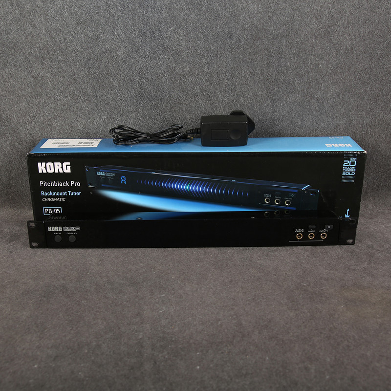 Korg PB-05 Pitchblack Pro Rackmount Tuner - 2nd Hand