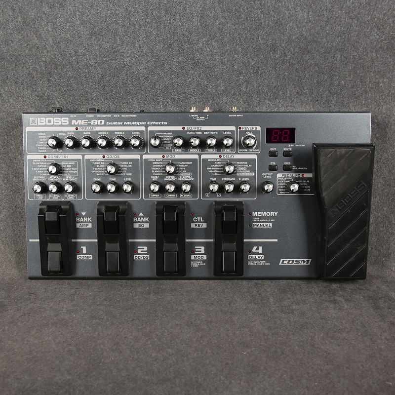 Boss ME-80 Guitar Multi-Effects Processor - 2nd Hand