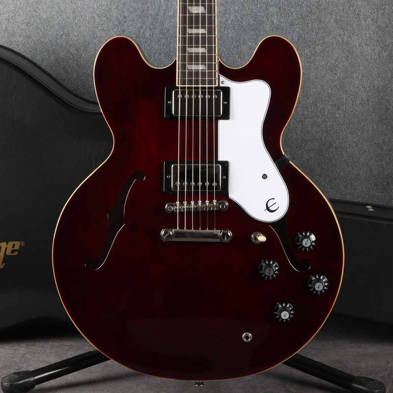 Epiphone Noel Gallagher Riviera Dark Wine Red - 2nd Hand