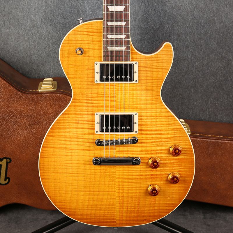 Gibson Kirk Hammett Greeny Les Paul Standard - SD PUPs - Greeny Burst - 2nd Hand