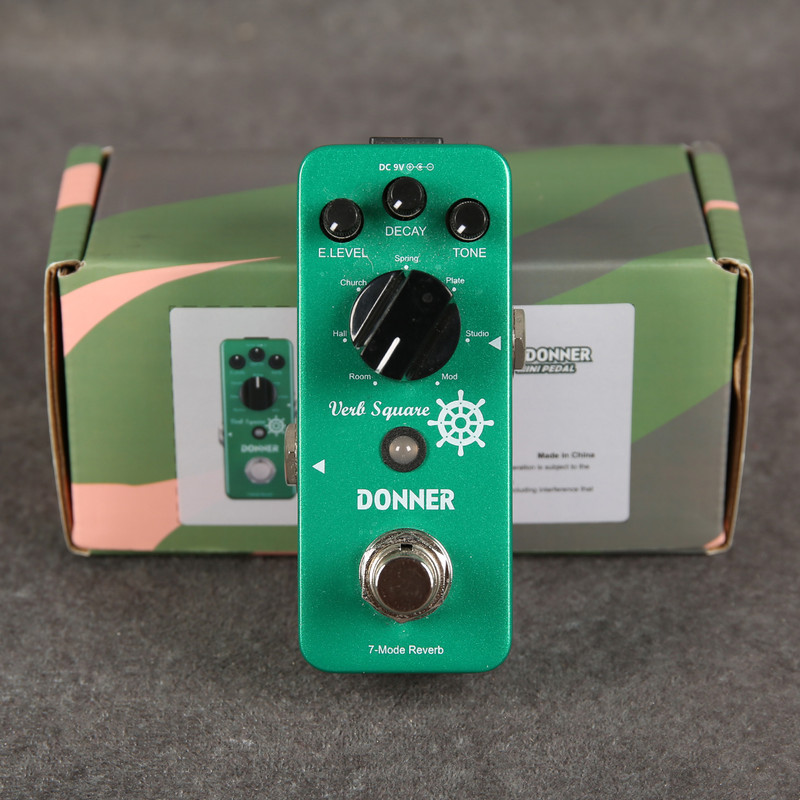 Donner Reverb Verb Square Pedal - 2nd Hand