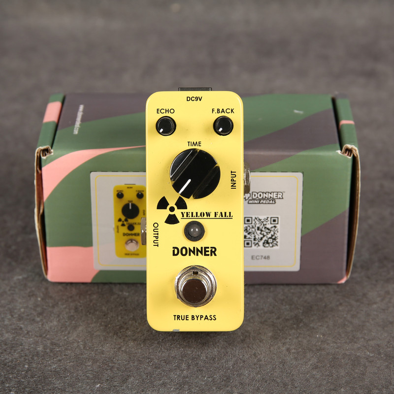 Donner Delay Yellow Fall Pedal - 2nd Hand