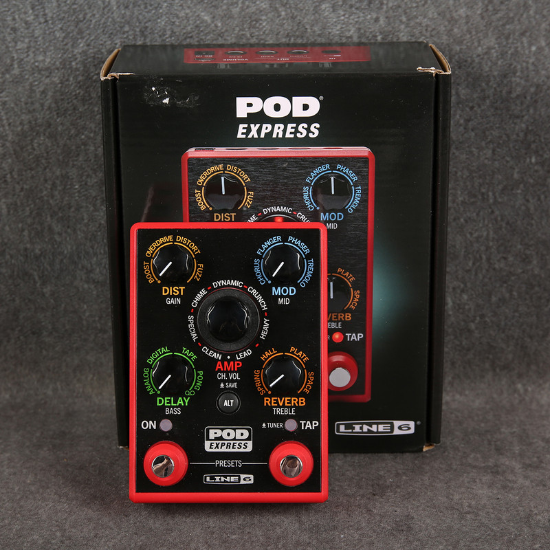 Line 6 POD Express Guitar Multiple Effects Pedal - 2nd Hand