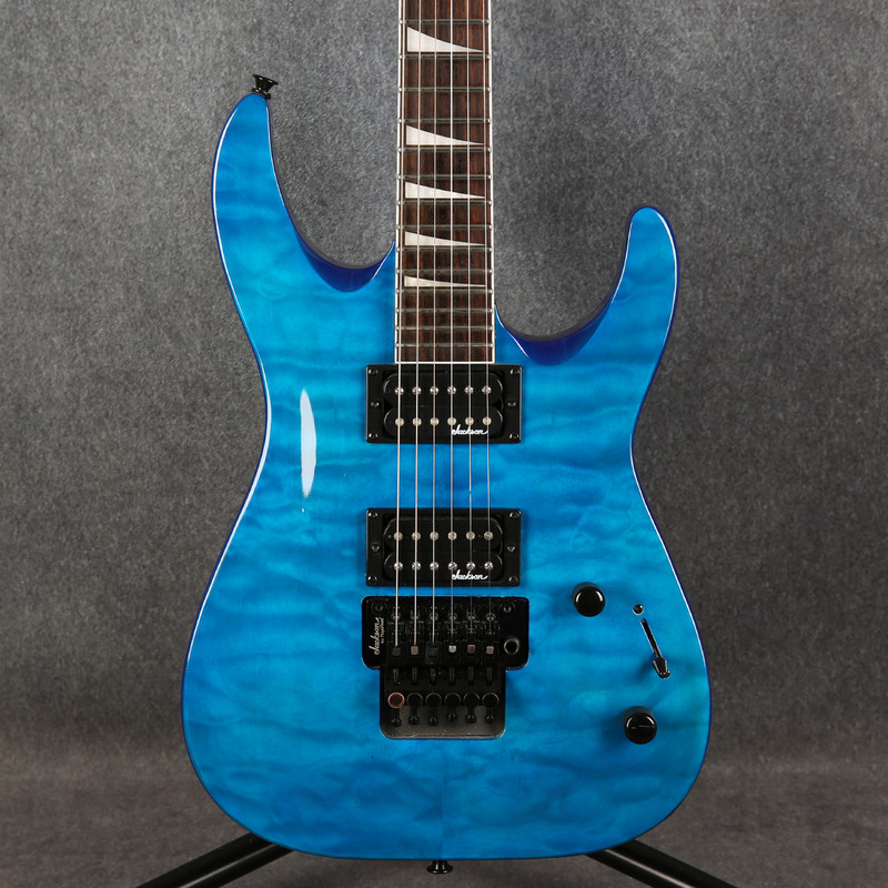 Jackson Dinky Arch Top JS32Q DKA - Transparent Blue - 2nd Hand