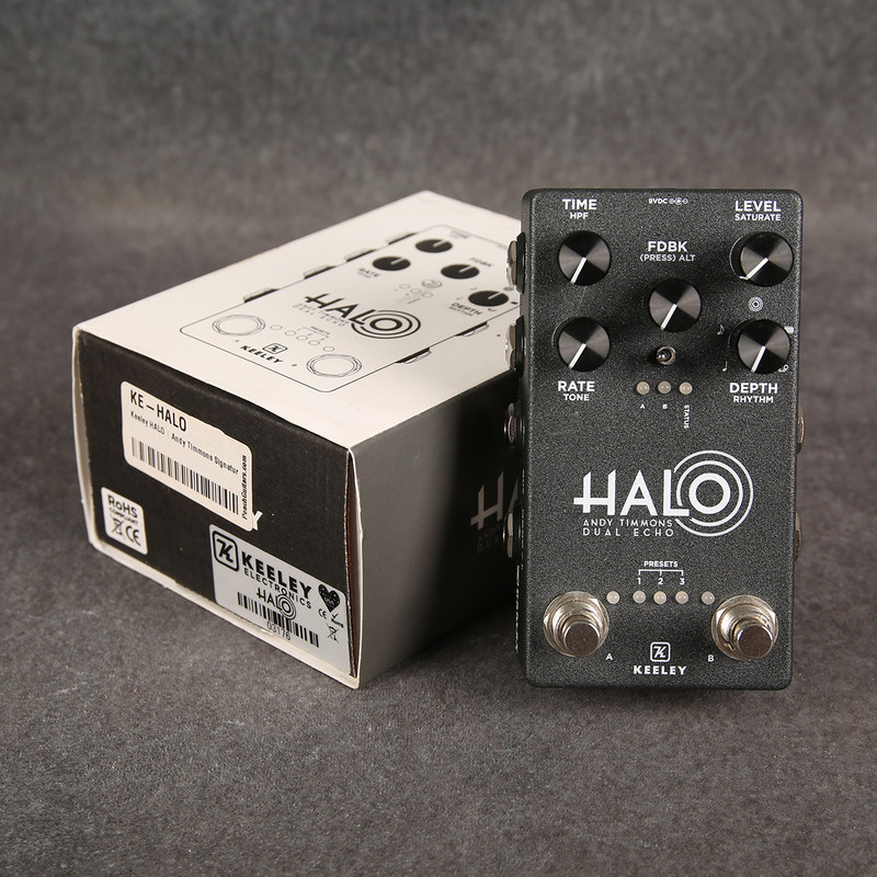 Keeley HALO Andy Timmons Signature Dual Echo FX Pedal - 2nd Hand