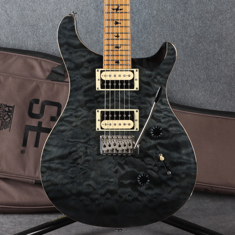 PRS SE Custom 24 Roasted Maple Neck - 2019 - Grey Black - 2nd Hand
