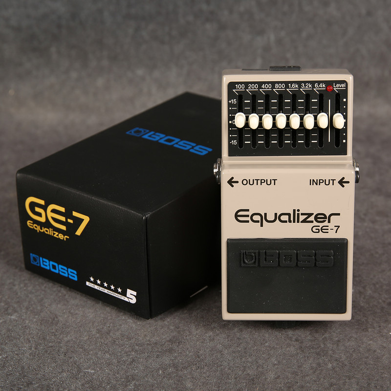 Boss GE-7 Graphic Equalizer Guitar Pedal - 2nd Hand