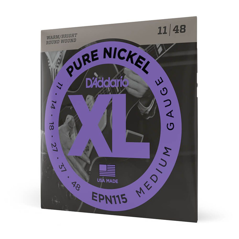 Daddario XL Pure Nickel EPN115 Medium Set, 11-48 Daddario XL Pure Nickel EPN115 Medium Set, 11-48