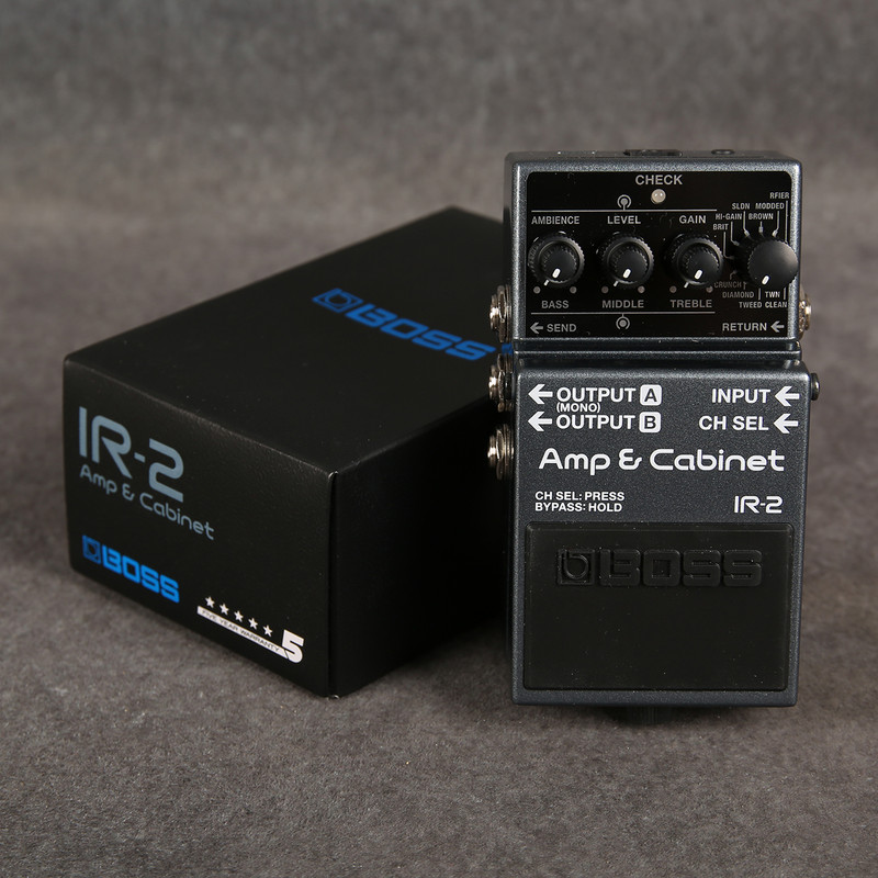 Boss IR-2 Amp & Cabinet Simulator IR Compact Pedal - 2nd Hand