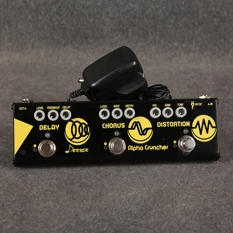 Donner Alpha Cruncher Multi Effects Pedal - 2nd Hand