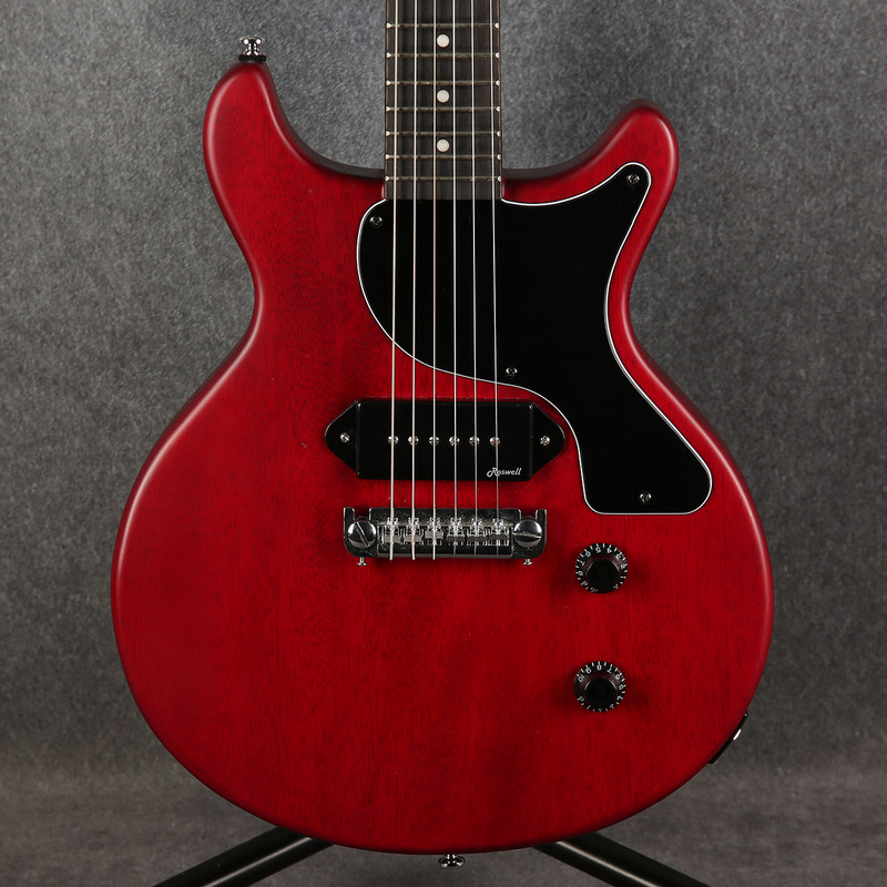 Harley Benton DC-Junior - Open Pore Faded Cherry - 2nd Hand