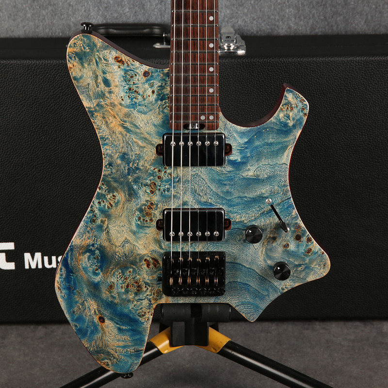 Eart Guitars GW2 Headless - Satin Blue - 2nd Hand