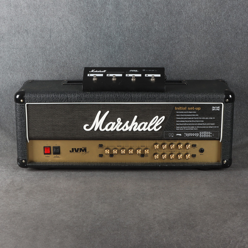 Marshall JVM205H Amp Head - Footswitch **COLLECTION ONLY** - 2nd Hand