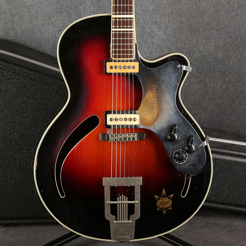 Arnold Hoyer Solist Hollow Body - Red Burst - 2nd Hand