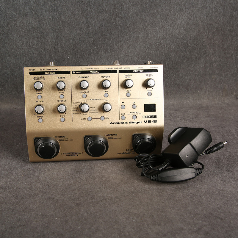 Boss VE-8 Acoustic Singer Guitar Pedal - 2nd Hand (165659)