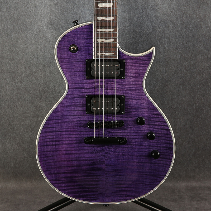 ESP LTD EC-1000FM - See Thru Purple - 2nd Hand (165958)