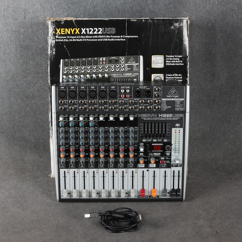 Behringer Xenyx X1222 USB Mixer - 2nd Hand