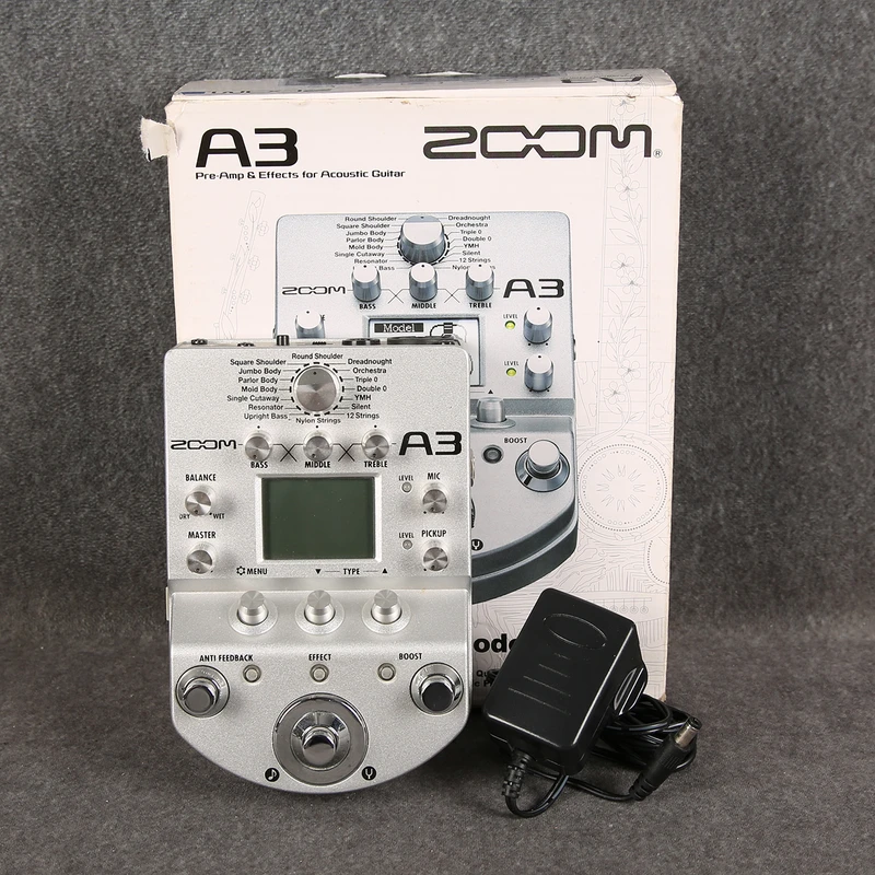 Zoom A3 Acoustic Multi-Effects Pedal - 2nd Hand