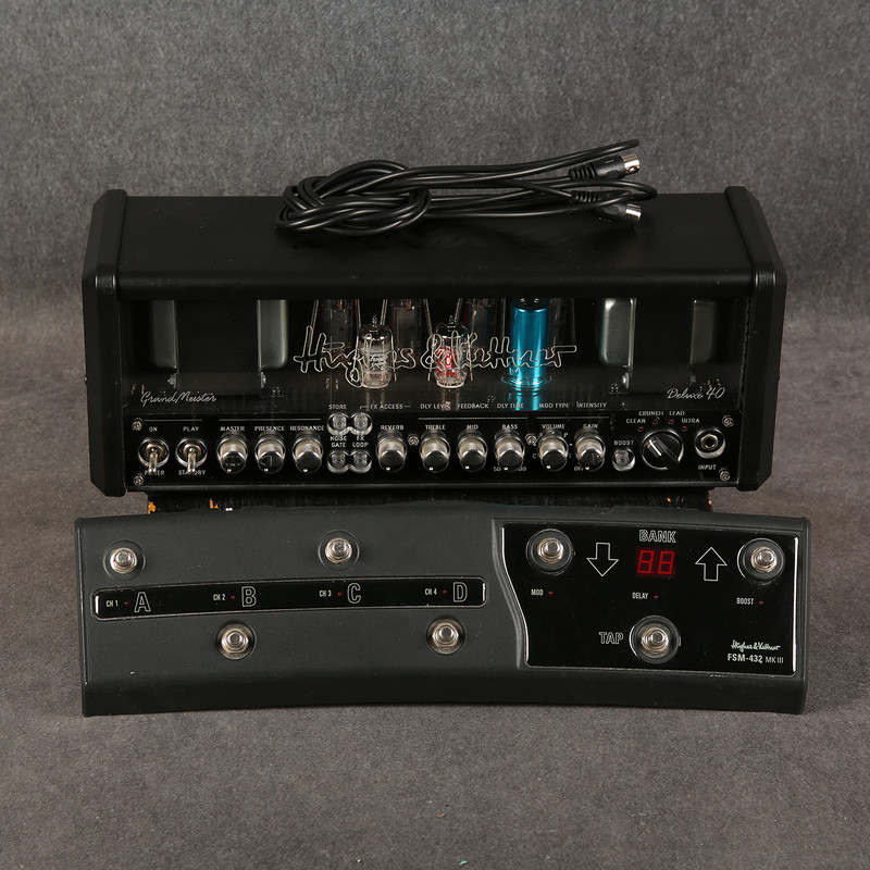Hughes & Kettner Grandmeister Deluxe 40 & FSM-432 MK III - 2nd Hand