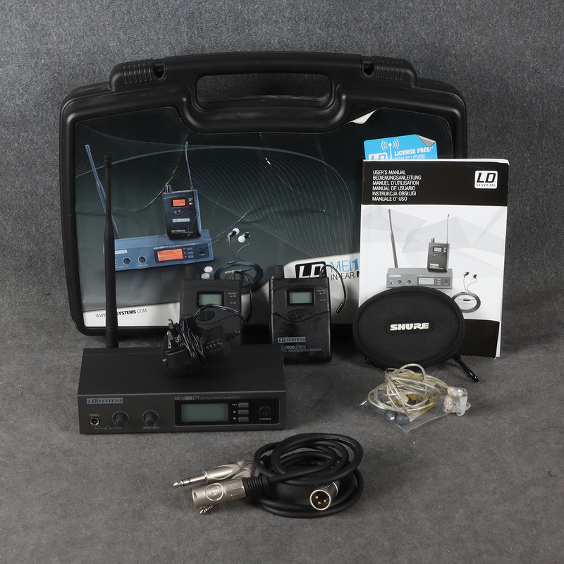 LD Systems MEI 1000G2 Wireless In-Ear Monitor System - 2nd Hand