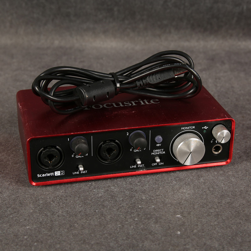 Focusrite Scarlett 2i2 2nd Gen USB Audio Interface - 2nd Hand (166930)