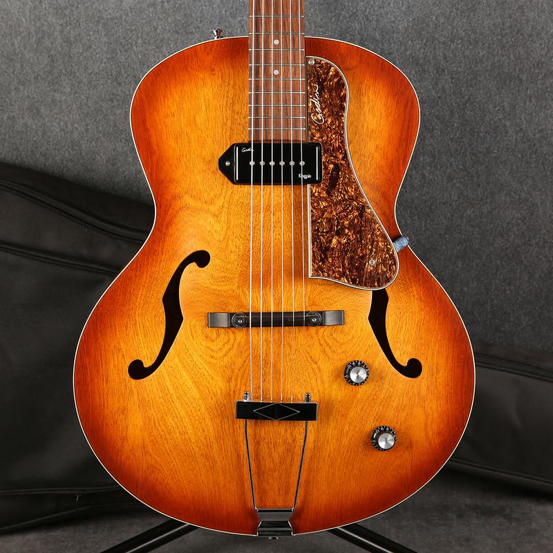 Godin 5th Avenue Kingpin P90 Hollowbody - Cognac Burst - 2nd Hand