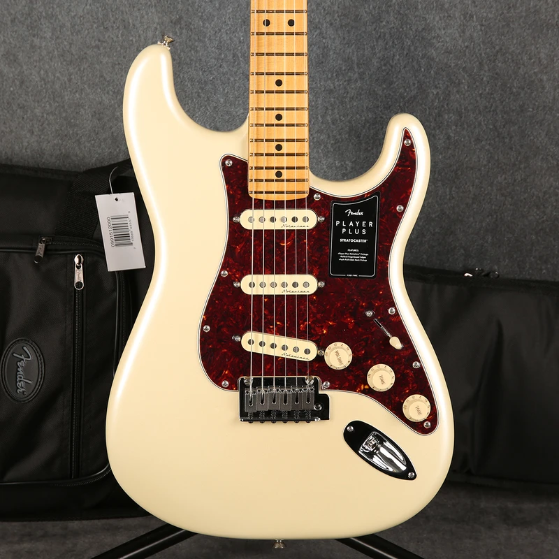 Fender Player Plus Stratocaster - MN - Olympic Pearl - 2nd Hand
