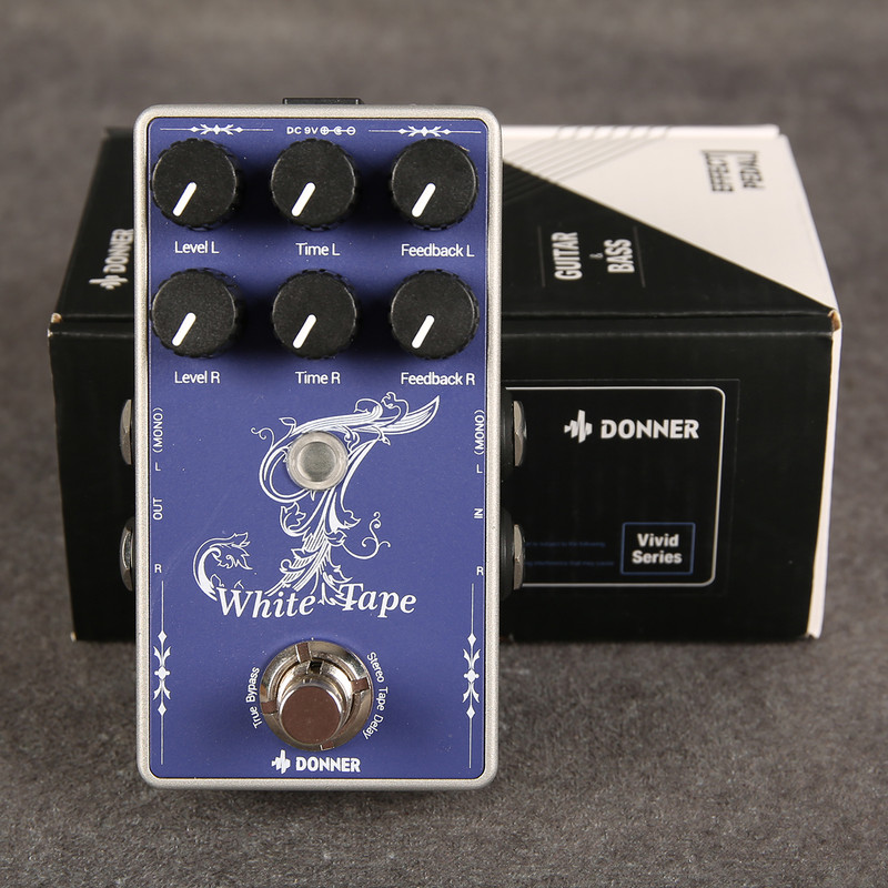 Donner White Tape Delay - 2nd Hand