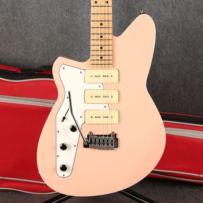 Reverend Jetstream 390 Tremolo - Left Handed - Foam Shrimp Pink - 2nd Hand