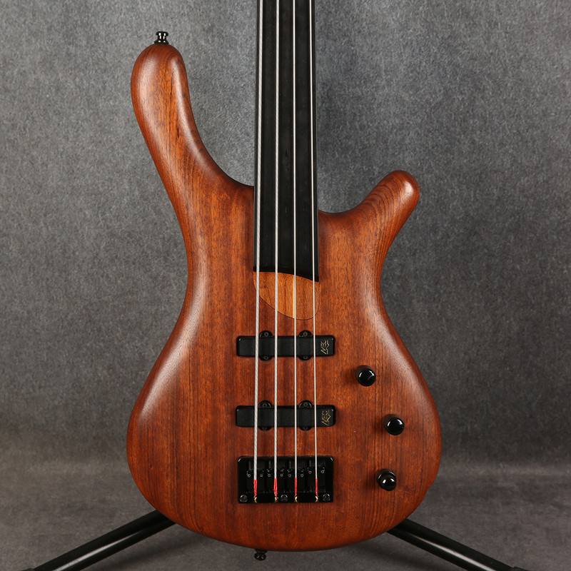 Mayones BE-4 Exotic Fretless Bass - Natural - 2nd Hand