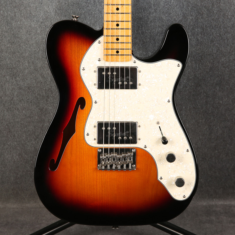 Squier Classic Vibe 70s Telecaster Thinline - 3 Tone Sunburst - 2nd Hand