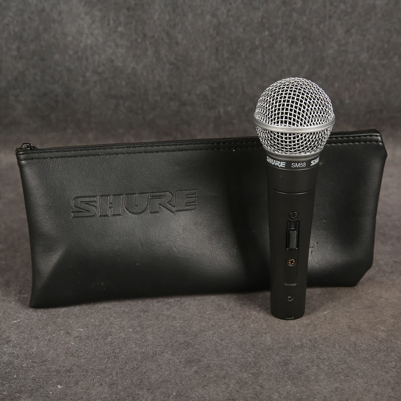 Shure SM58S Dynamic Cardioid Vocal Microphone with Switch - 2nd Hand