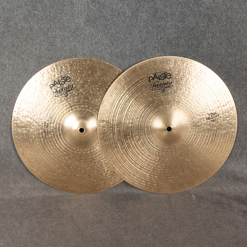 Paiste Twenty 15 Inch Hi-Hat Cymbals - 2nd Hand