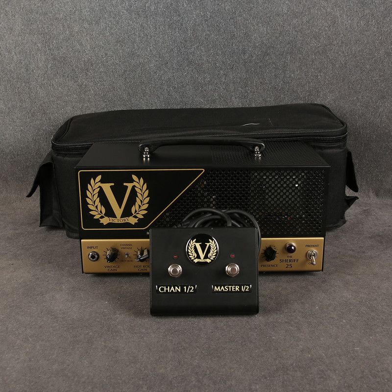 Victory Sheriff 25 Amp Head - Footswitch - 2nd Hand