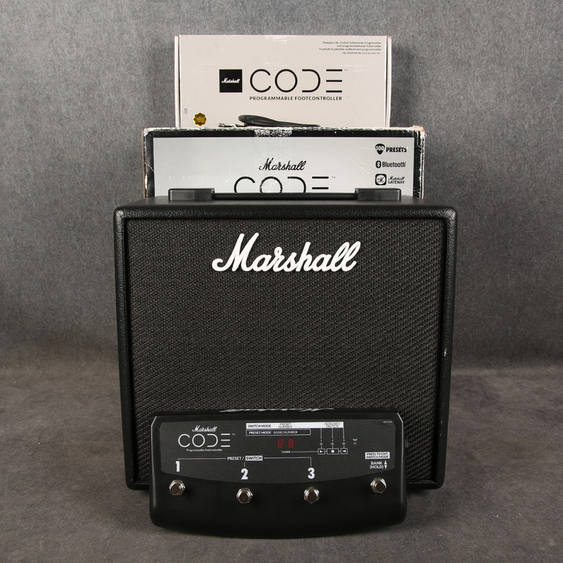 Marshall Code 25 Combo Amp - Footswitch - 2nd Hand (168738)